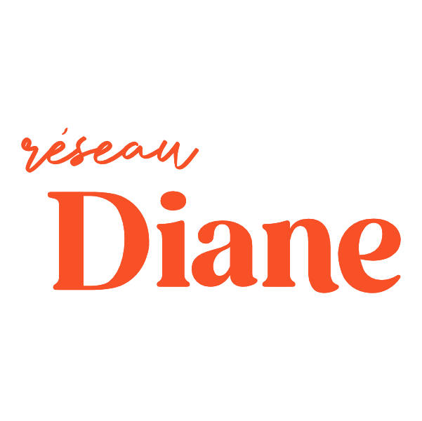 Logo principal réseau Diane rouge