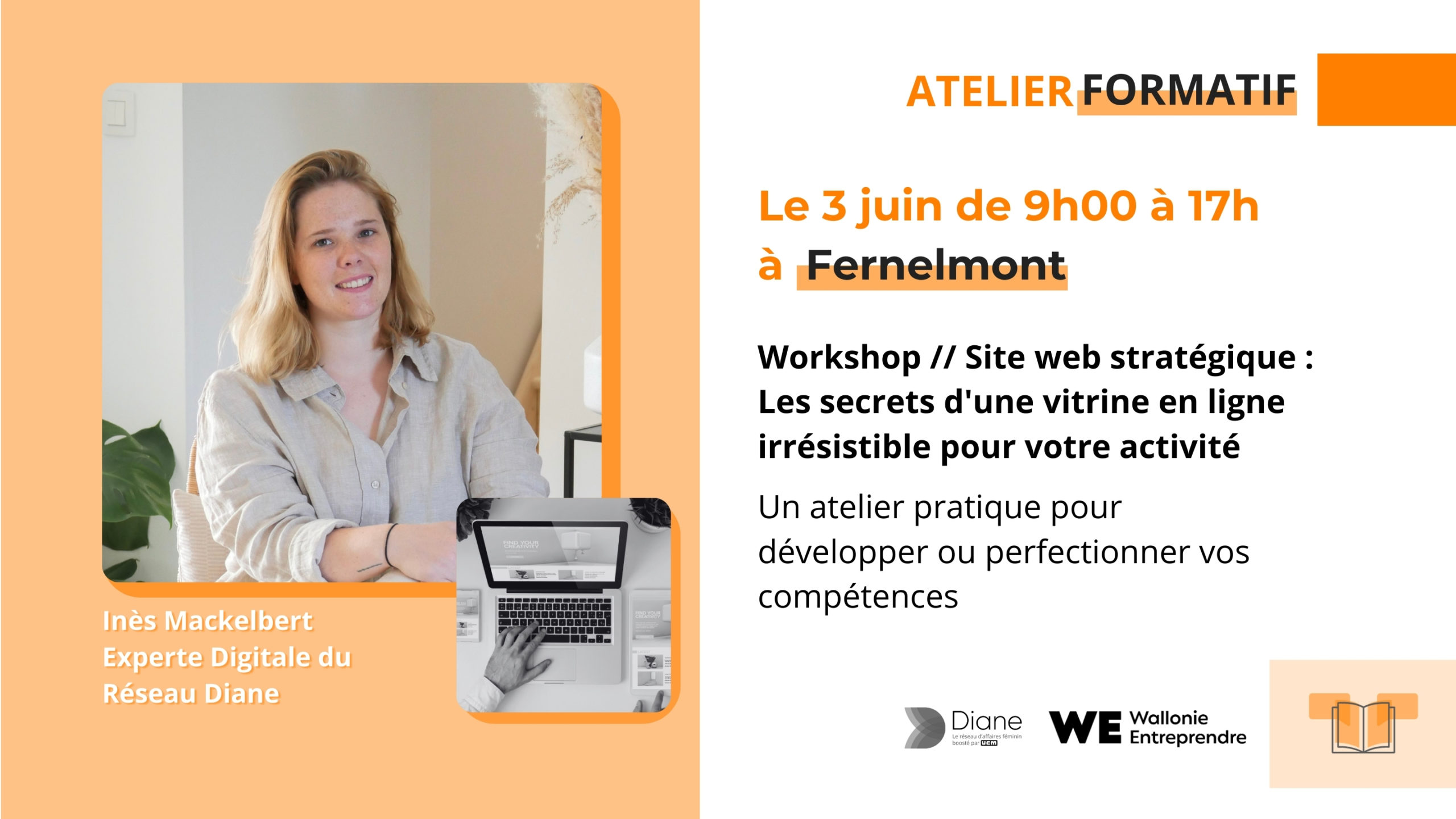 Workshop // Site web stratégique : Les secrets d'une vitrine en ligne irrésistible pour votre activité